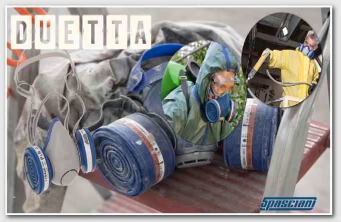 jual masker spasciani duetta half face respirator