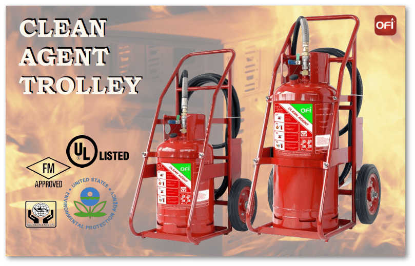 tabung pemadam api trolley unit
