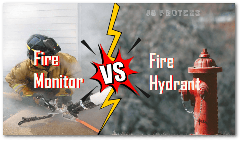 perbedaan fire monitor vs hydrant