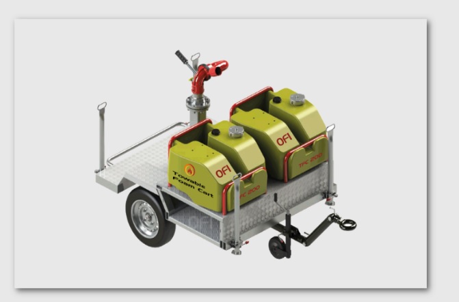 towable foam cart ofi