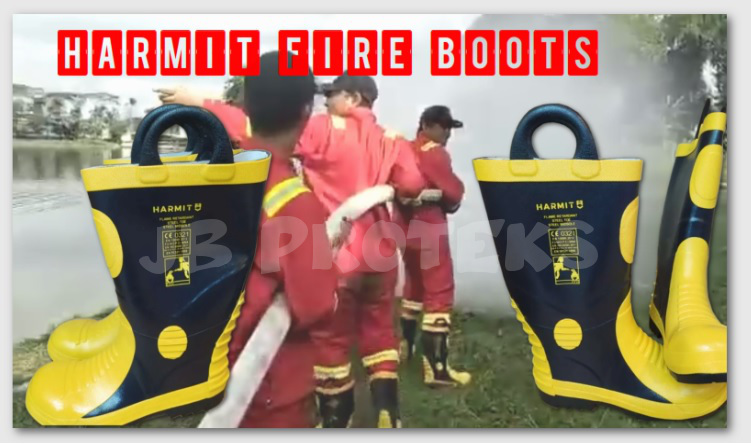 jual sepatu safety pemadam harmit