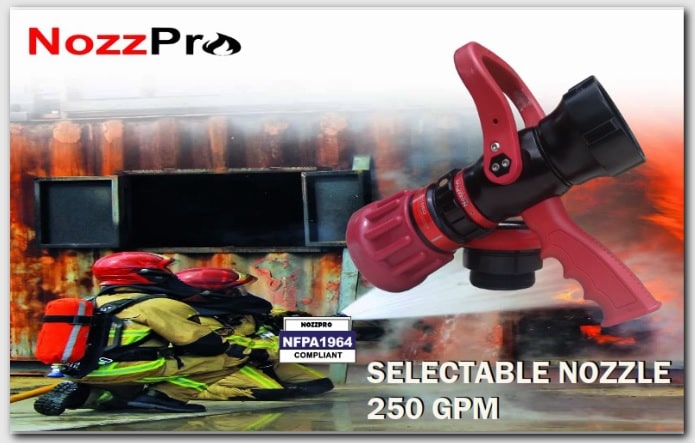 jual selectable nozzle untuk regu pemadam